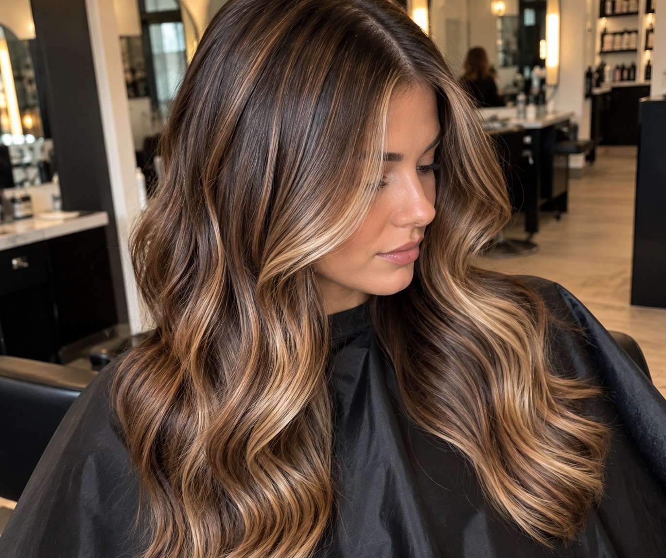 Dimensional Balayage & Gloss at Maison Roux